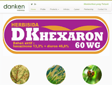 Tablet Screenshot of dankenindonesia.com